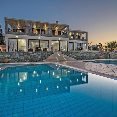 Sea Views At Villa Anemomylos With Heated Pool, Ping Pong And Tennis Agia Pelagia 외부 사진