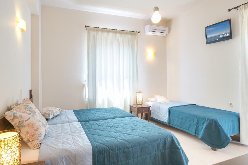 Sea Views At Villa Anemomylos With Heated Pool, Ping Pong And Tennis Agia Pelagia 객실 사진