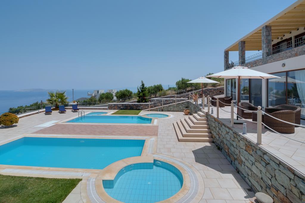 Sea Views At Villa Anemomylos With Heated Pool, Ping Pong And Tennis Agia Pelagia 외부 사진