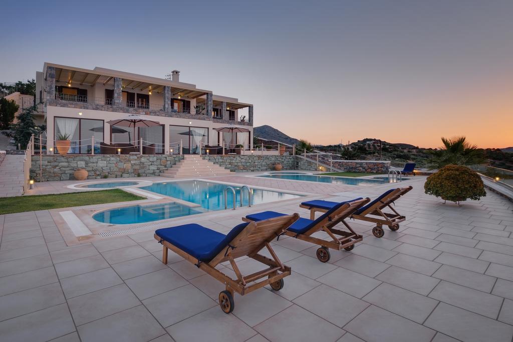 Sea Views At Villa Anemomylos With Heated Pool, Ping Pong And Tennis Agia Pelagia 외부 사진