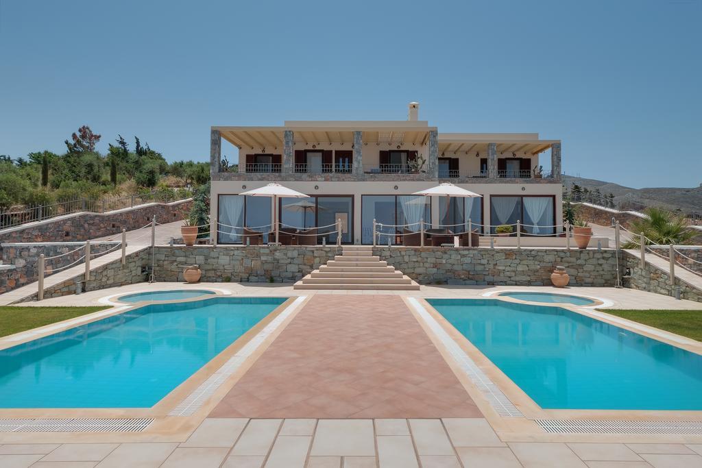 Sea Views At Villa Anemomylos With Heated Pool, Ping Pong And Tennis Agia Pelagia 외부 사진