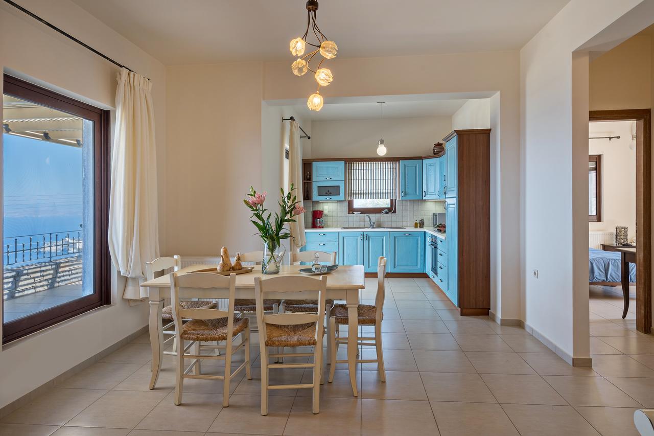 Sea Views At Villa Anemomylos With Heated Pool, Ping Pong And Tennis Agia Pelagia 외부 사진