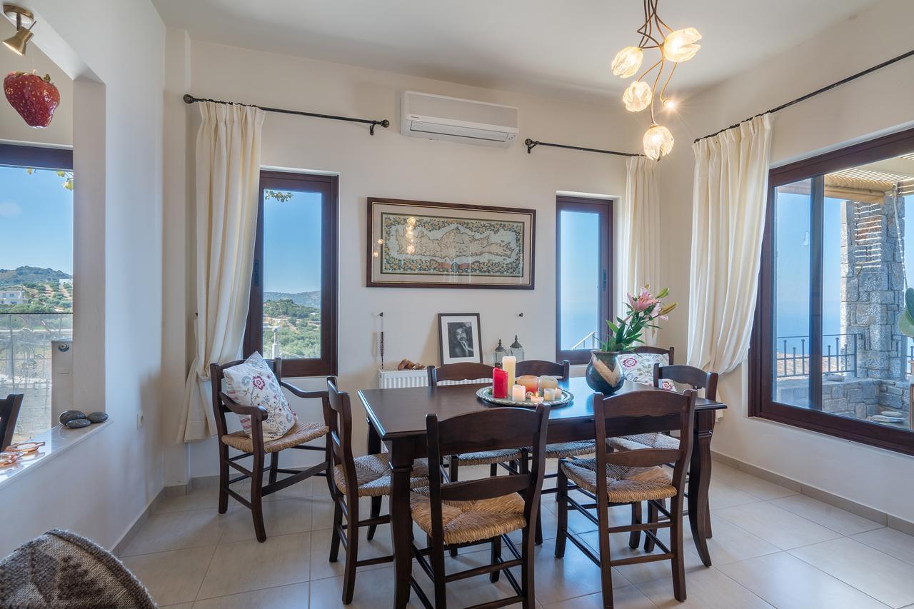 Sea Views At Villa Anemomylos With Heated Pool, Ping Pong And Tennis Agia Pelagia 외부 사진
